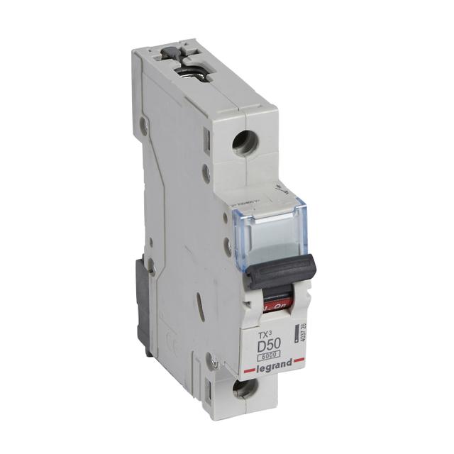 Wyłącznik Nadprądowy 1P D50A 6kA AC S301 TX3 403726 LEGRAND