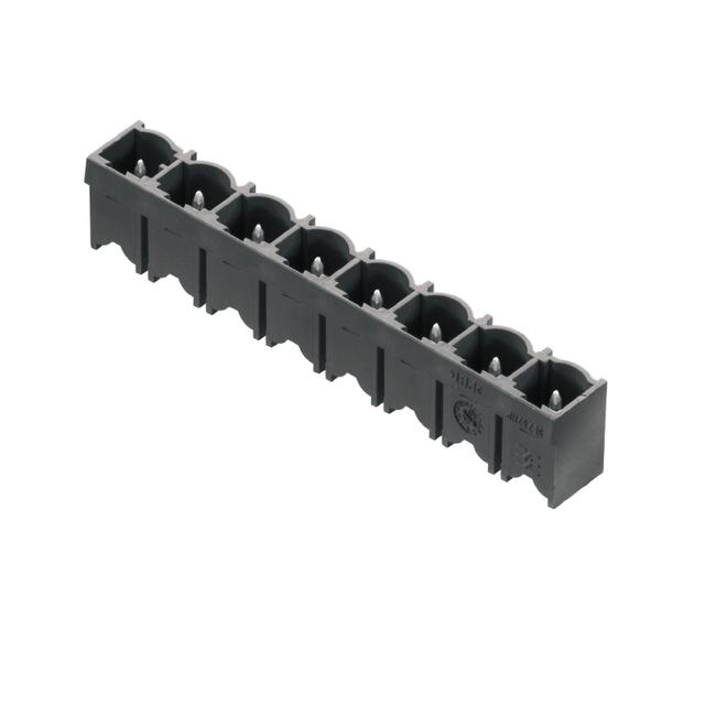 SL 7.62HP/08/180G 3.2SN BK BX Wtyki PCB (złącza płyty), 7.62 mm, Liczba biegunów: 8, kąt odejścia: 180° /50szt./ 1049000000 WEIDMÜLLER