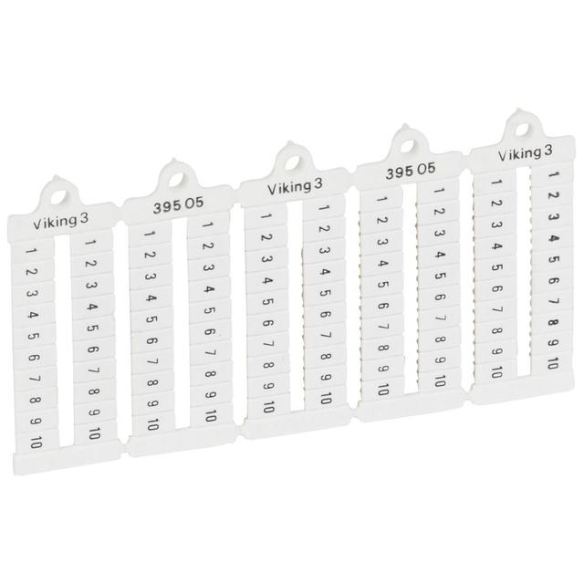 Płytki Oznaczników Szerokość 5Mm Cyfry ,1-10 Poziome /1000Szt./ 039505 LEGRAND
