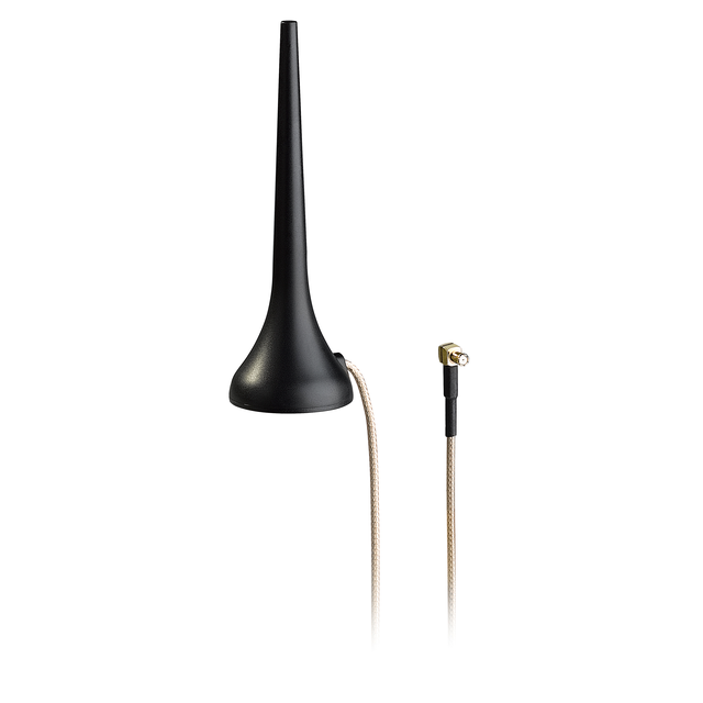 Harmony XB5R Antena zewnętrzna Czarna 2 m kabel 100 m zasięg Złącze MCX ZBRA2 Schneider