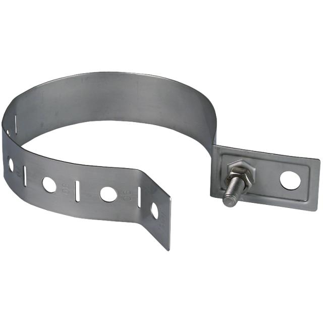 Obejma RV do rur spustowych 60-150 mm, stal nierdzewna NIRO