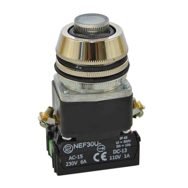 Przycisk NEF30-UWLXY/24V/W3 bezbarwny
