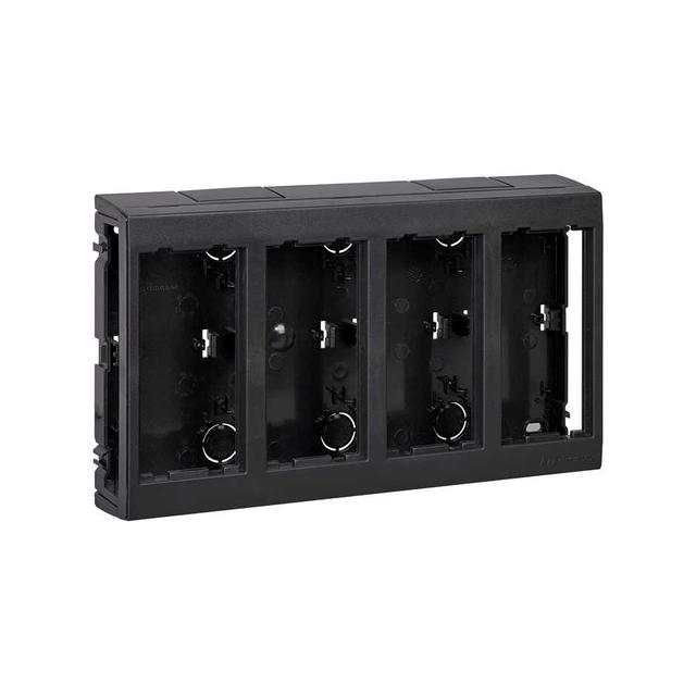 Simon Connect Obudowa natynkowa 4-modułowa 8x K45 szary grafit SBC450/14 KONTAKT