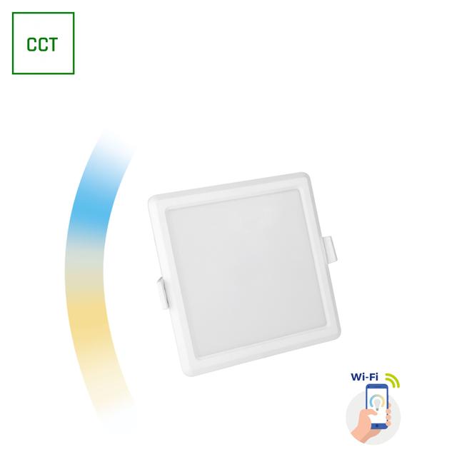 ALGINE 6W CCT+DIM Wi-Fi Spectrum SMART square