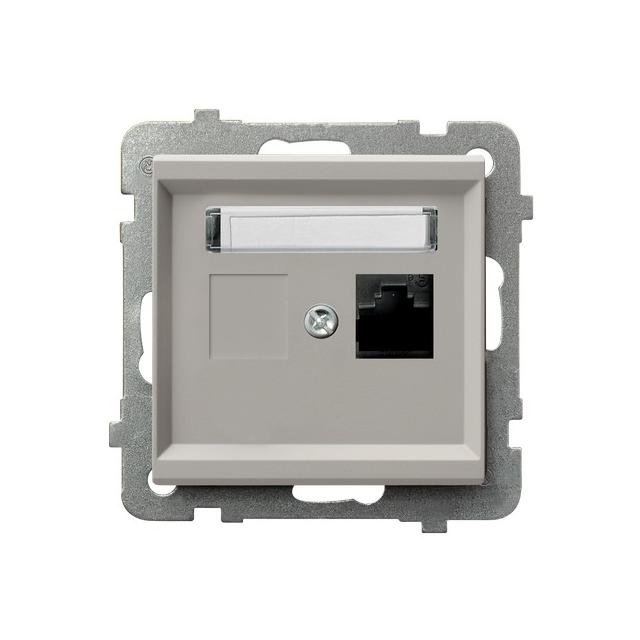SONATA Gniazdo komputerowe pojedyncze, kat. 5e MMC kaszmir