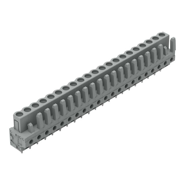 MCS-MIDI Classic gniazdo 21-bieg. szare raster 5 mm /10szt./ WAGO