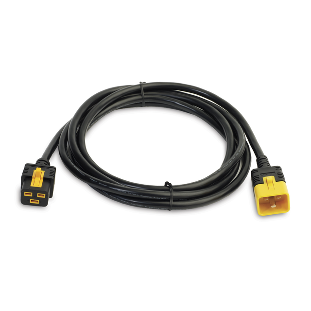 Kabel zasilający 16A o długości 3m z blokadą z C19 na C20