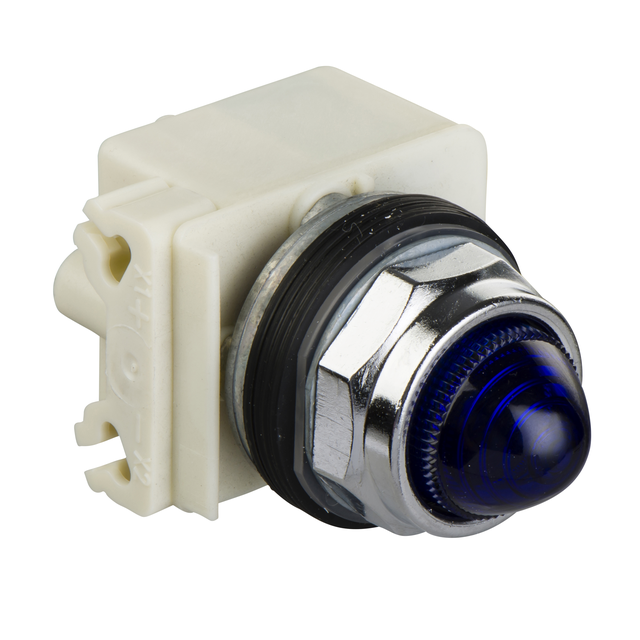 Harmony 9001K Lampka sygnalizacyjna okrągła O30, niebieska, żarówka BA9s, 220/240 V ACIP66