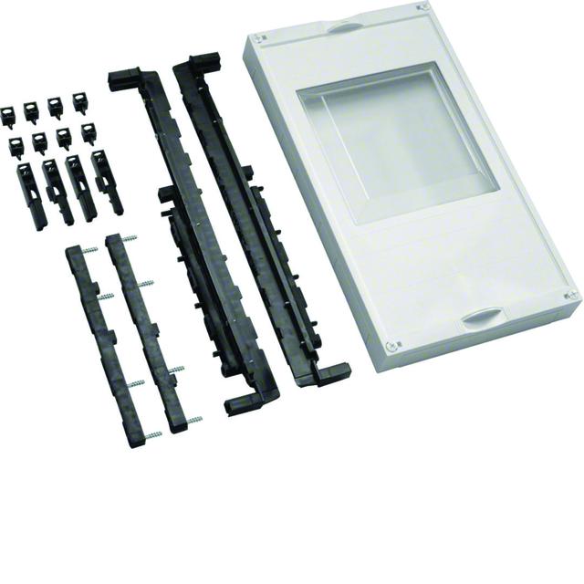 univers N Blok dla szyn zbiorczych poziomych 60mm 1xNH12 z przez. szybą 450x250mm UE31E9 HAGER