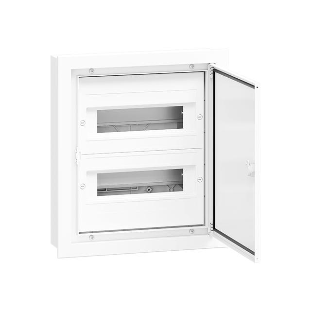 Rozdzielnica hermetyczna podtynkowa 2x12 drzwi aluminiowe IP54 DARP 24S Quiteline 9.212 OPATÓWEK