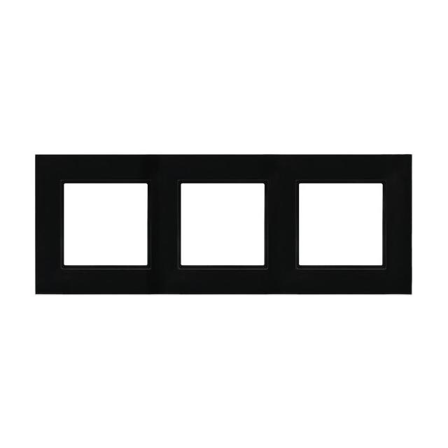 ARIA Ramka potrójna - kolor czarne szkło