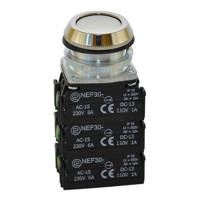 Przycisk NEF30-K5X biały W0-NEF30-K 5X B PROMET
