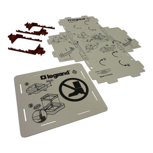 FORMA PRZYGOTOWAWCZA DO WYLEWKI PRZED OSADZENIEM PUSZEK STANDARDOWYCH 18M, Legrand