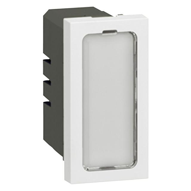 MOSAIC LAMPA SYGNALIZACYJNA POJEDYNCZA PŁASKA-1 MODUŁ ANTYBAKTERYJNA 0,2W 12-24V, Legrand