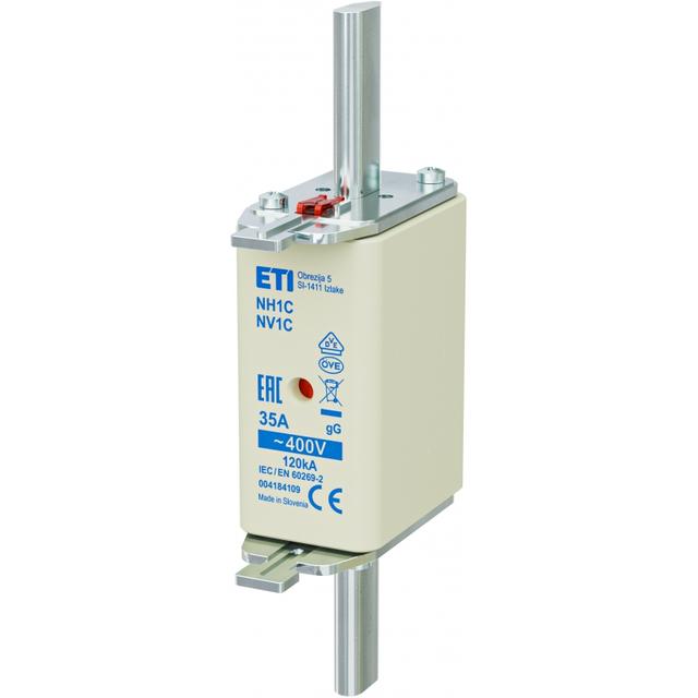 Wkładka topikowa NH zwłoczna KOMBI NH1C gG 35A 400V 004184109 ETI