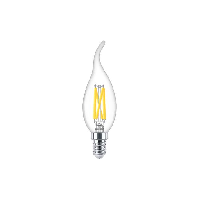 Żarówka LED świeczka 3,4W=40W 470lm 2700K 3,4-40W E14927 BA35 5 lat gw. PHILIPS