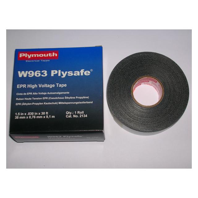 BISHOP W963  taśma elektroizolacyjna, samospajalna z przekładką 19 mm x 9 m  czarna