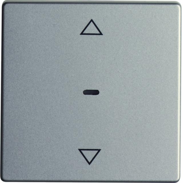 BERKER Q.1/Q.3/Q.7 KNX RF quicklink przycisk żaluzjowy aluminium aksamit lakierowana 85245224 HAGER