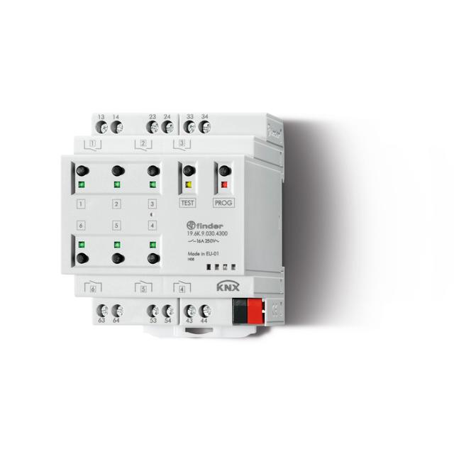 Aktuator KNX Z/R 16A 6 wyjść przekaźnikowych BISTABILNYCH