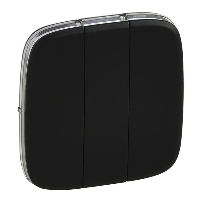 VALENA ALLURE - KLAWISZE CZARNE ŁĄCZNIKA POTRÓJNEGO, Legrand