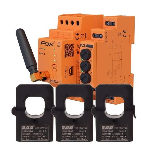Zestaw WI-MEF-3-200A Wi-Fi + zabezpieczenie LK-BZ-3 WI-MEF-3-200SET F&F