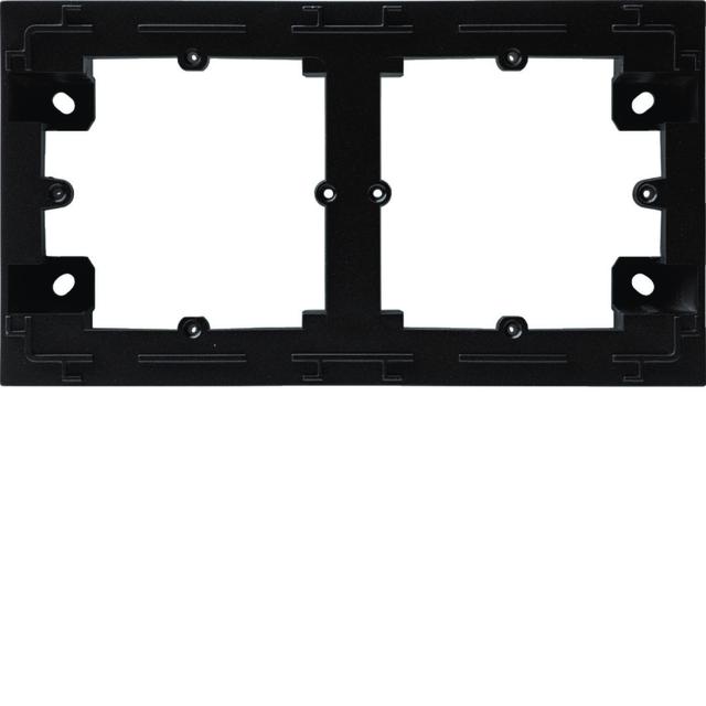 LUMINA INTENSE Adapter natynkowy 2-krotny czarny  WL5823 HAGER