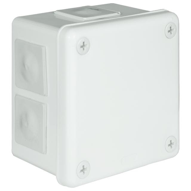 VP-43 Puszka natynkowa 98x98x65mm IP55 6-wl dł.gum. biała VP 043-01 61.149 OPATÓWEK