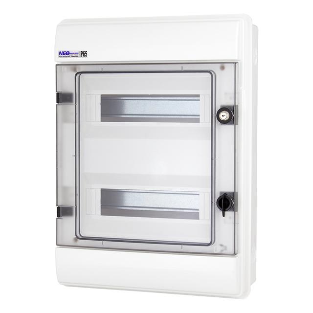 Rozdzielnica hermetyczna natynkowa 2x12 Z-amkiem podtynkowa IP65 RHp-24/Z-6.241 OPATÓWEK
