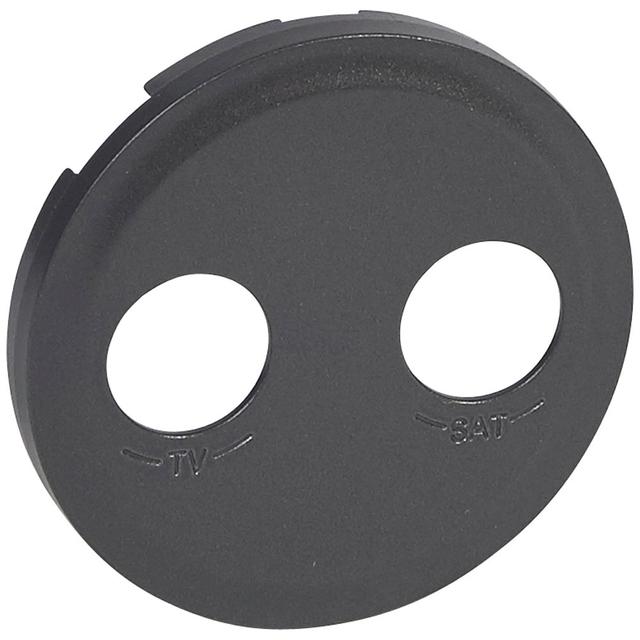 CELIANE - Plakietka do gniazd TV-SAT grafitowa, Legrand