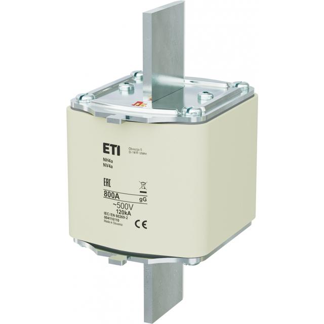 Wkładka topikowa NH zwłoczna NH4a gG 800A 500V 004116110 ETI