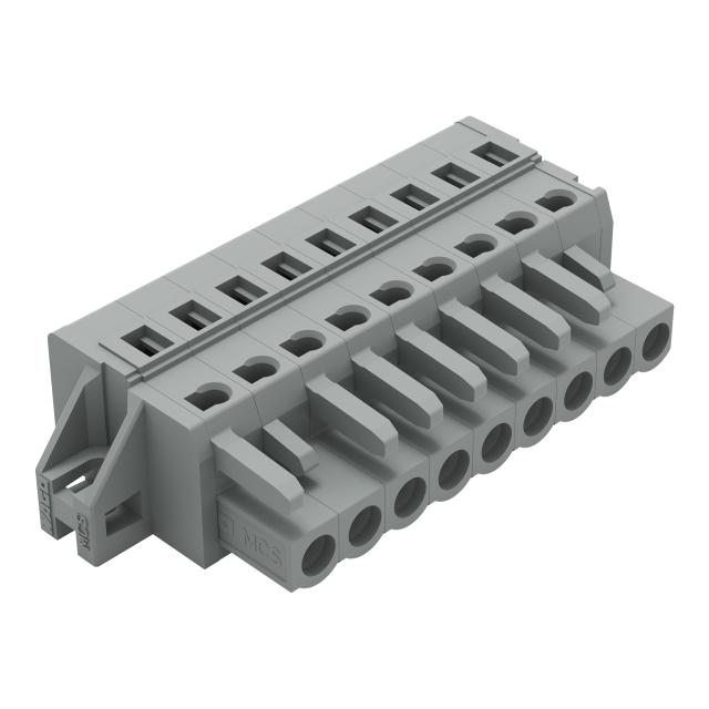 Gniazdo MCS‑MIDI Classic 9‑biegunowe szare raster 5mm 231‑109/031‑000 /25szt./ WAGO