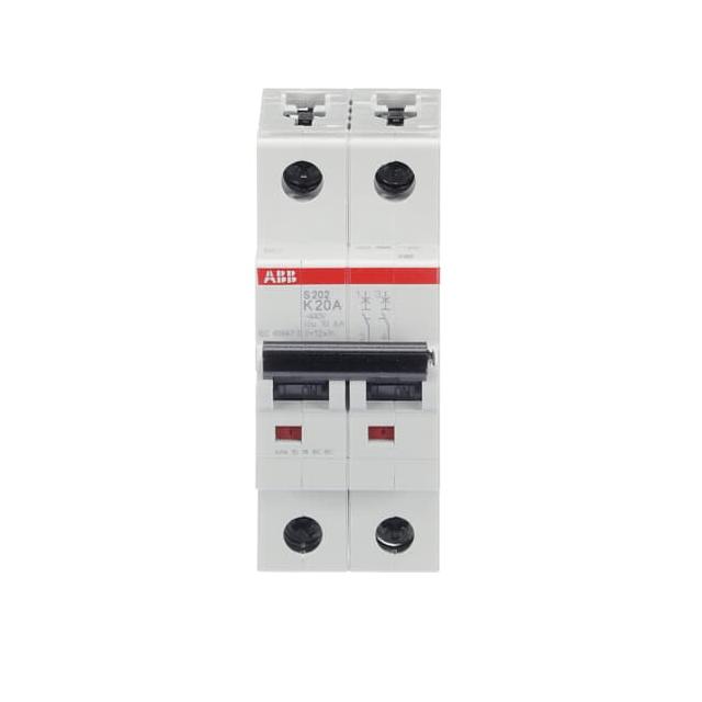 S202-K20 Wyłącznik nadprądowy 6kA 2P K20A 2CDS252001R0487 ABB