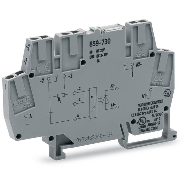 złączka z optoseparatorem 24VDC/3-30VDC/3A