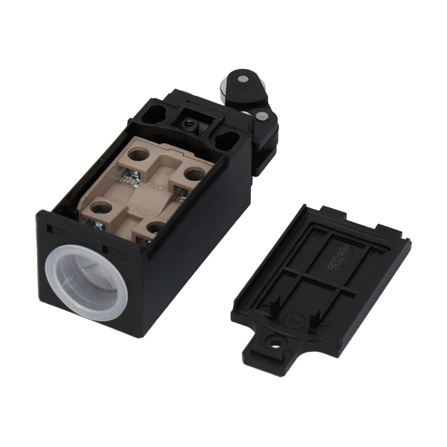 ŁĄCZNIK KRAŃCOWY (TWORZYWO) POPYCHACZ Z ROLKĄ