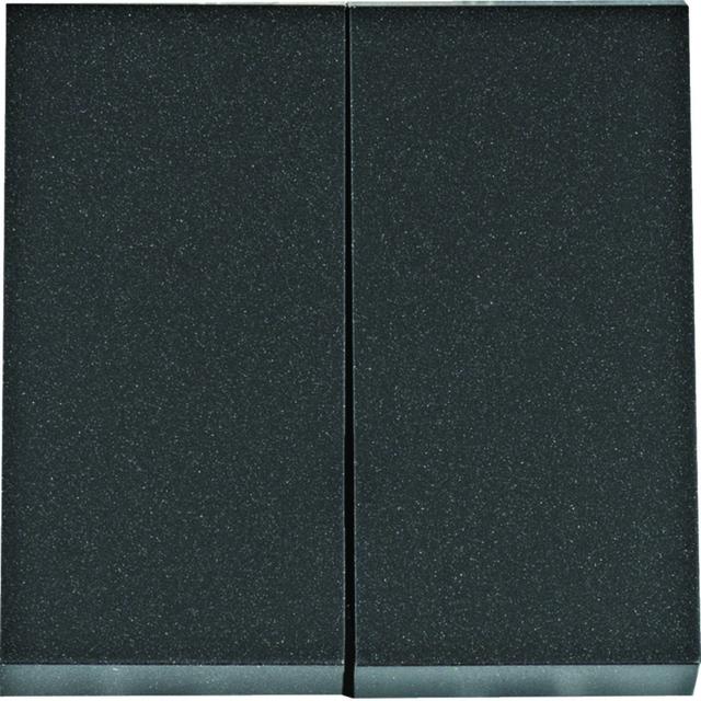 lumina Klawisze do łączników 2-klawiszowych, czarny