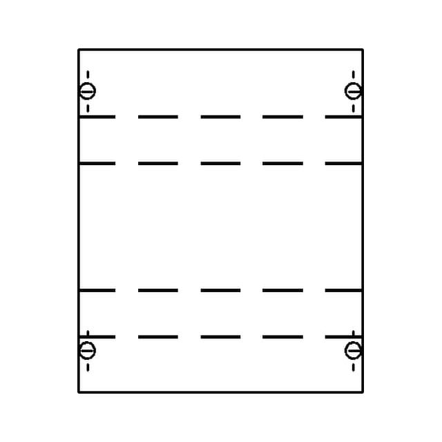 MBK107K Zestaw moduł pod Zaciski na szynę DIN (do samodzielnego montażu)