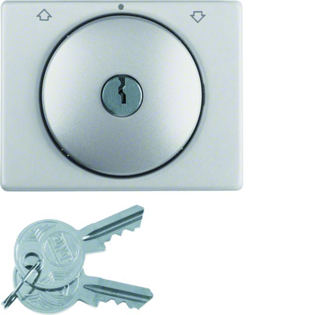 K.5 Płytka czołowa z kluczykiem do łącznika żaluzjowego obrotowego, aluminium