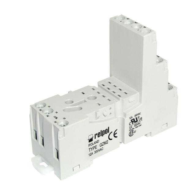 Gniazdo GZM2-SZARE do przekaźnika R2N 857440 RELPOL