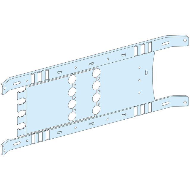 Rozdzielnice PrismaSet, płyta montażowa Prisma P do montażu poziomo na stałe NSX-INS250 z dźwignią 4