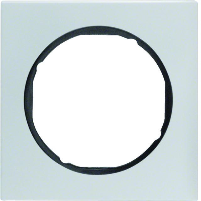 BERKER R.3 Ramka pojedyncza aluminium/czarny 10112284 HAGER