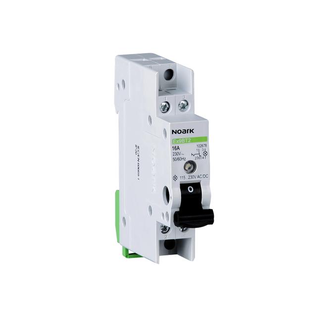 Ex9BT2 1CO 16AX LED48VAC/DC Przełącznik instalacyjny 16 AX styki 1 CO lampka LED 48V AC/DC 102679 NOARK