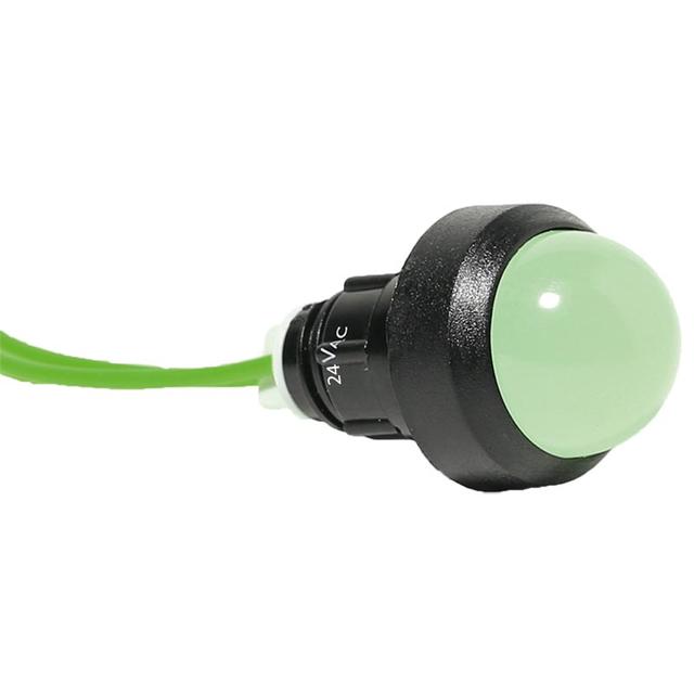 Lampka sygnalizacyjna LED D=20mm zielona 24V AC LS LED 20 G 24VAC 004770813 ETI