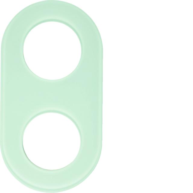 Glasserie Ramka szklana podwójna biały Berker WTD7200GWG HAGER