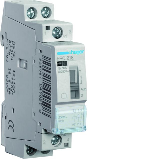 Przekaźnik instalacyjny 230VAC 1Z+1R 16A ERC218 HAGER