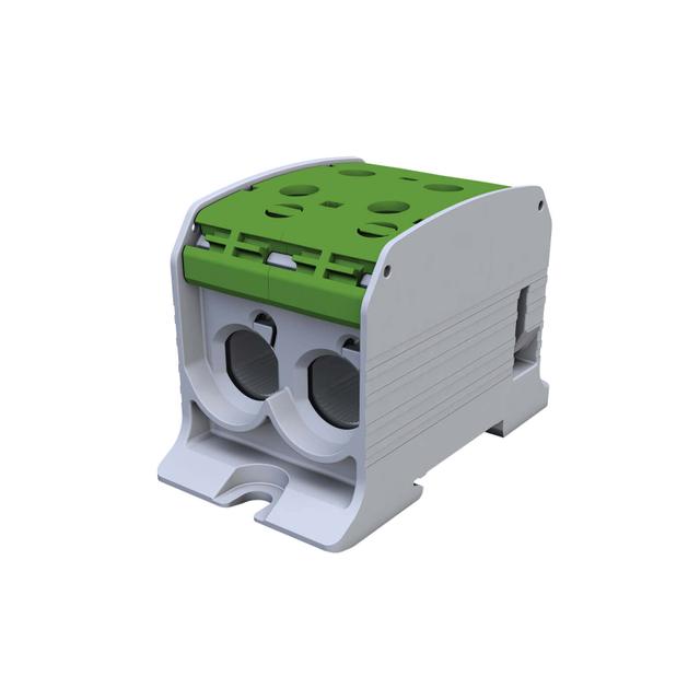 STB 95-2 Złączka szynowa gwintowa Al/Cu 87520 SIMBLOCK zielony