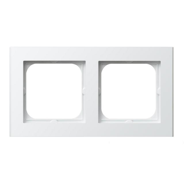SONATA Ramka podwójna - kolor biały