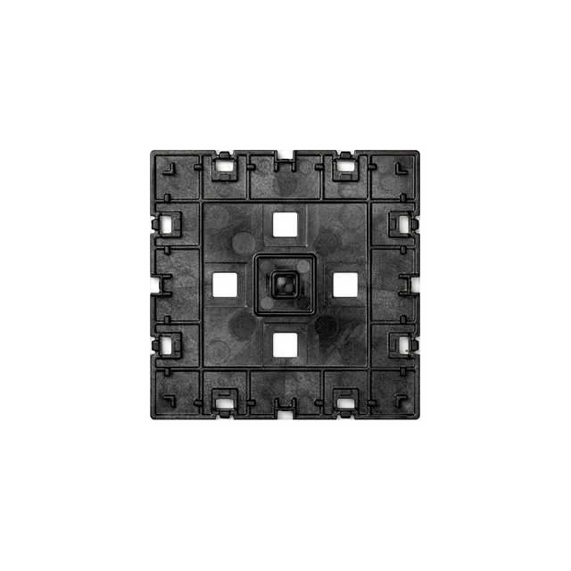 Simon 100 Podstawa do łacznika na baterie 1-krotna z taśmą klejącą biały