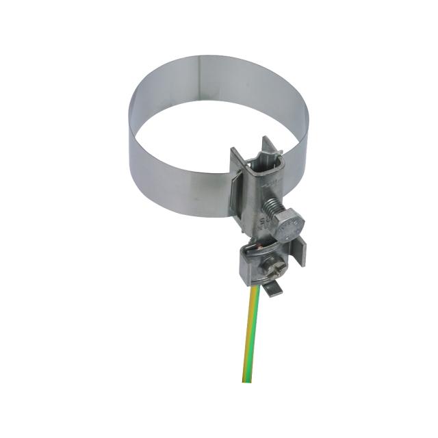 Obejma taśmowa uziemiająca do rur 3/4-4", stal nierdzewna NIRO