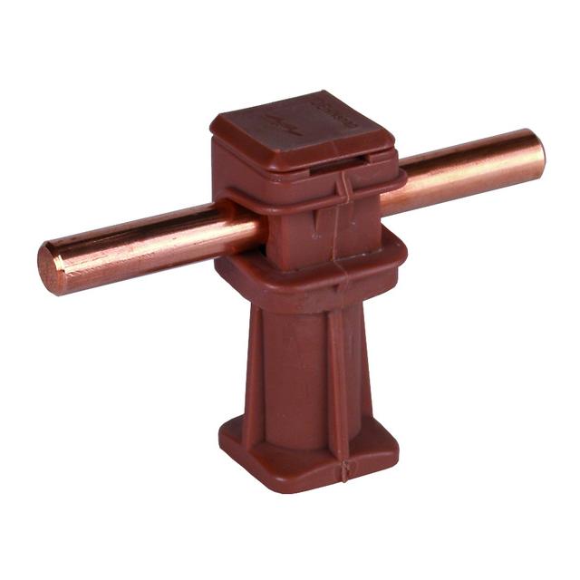 Wspornik DEHNsnap wys. 36 mm, M8, tworzywo, brązowy