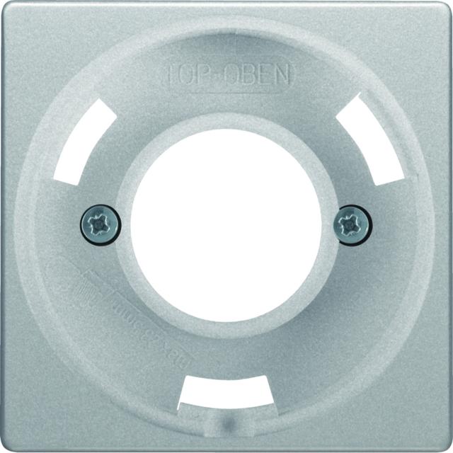 BERKER Q.x Płytka czołowa do sygnalizatora świetlnego E14 aluminium aksamit lakierowana 11986084 HAG